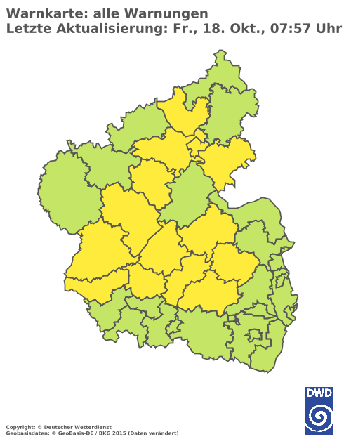 Aktuelle Wetterwarnungen für  Rhein-Lahn-Kreis