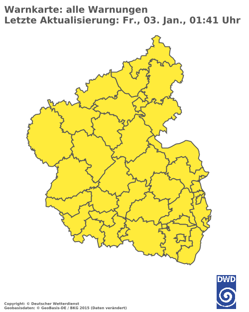 Aktuelle Wetterwarnungen für  Rhein-Lahn-Kreis